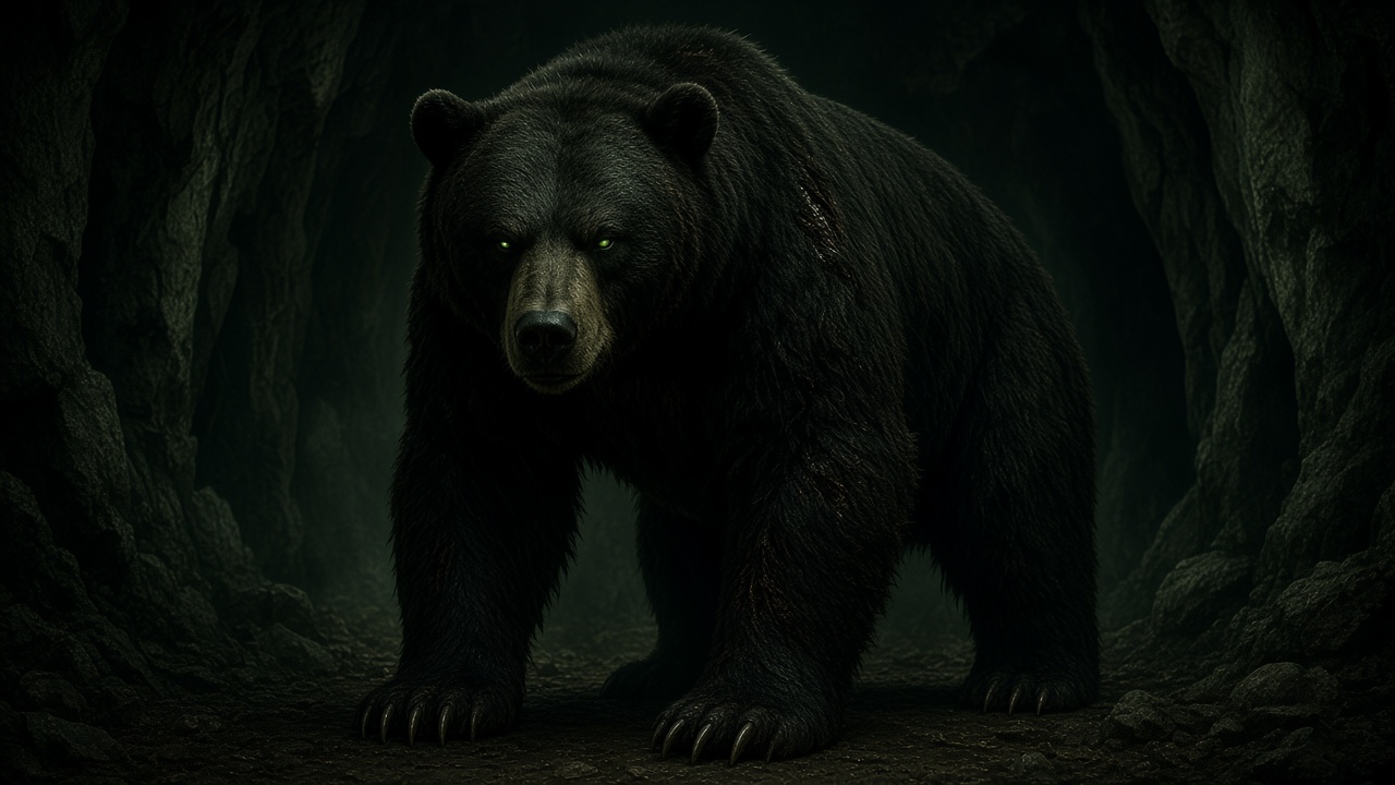 Infected bear